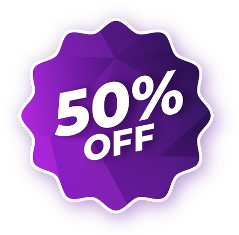 50% árengedmény